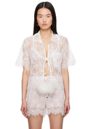 Blumarine White Boxy Shirt