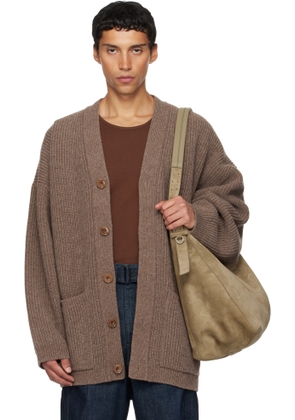 LEMAIRE Brown Cardicoat Cardigan