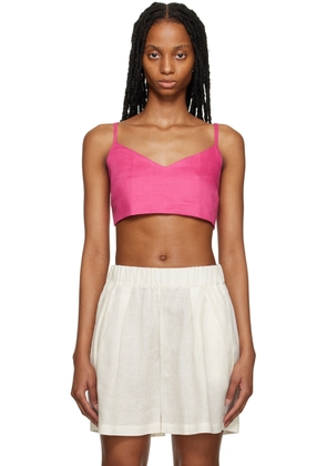 ASCENO Pink Ezra Tank Top