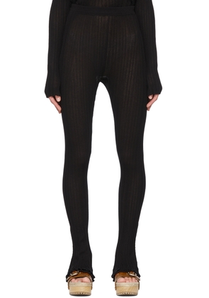 3.1 Phillip Lim Black Cotton Lounge Pants