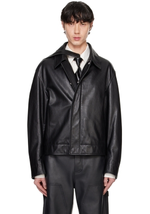 Bottega Veneta Black Natural Calf Leather Jacket