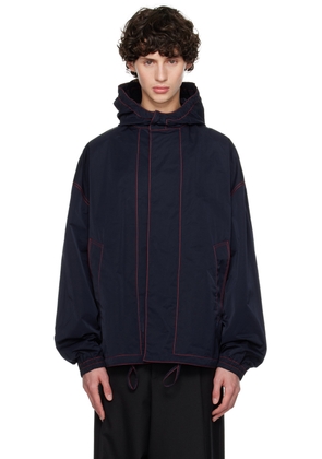 Bottega Veneta Navy Tech Jacket