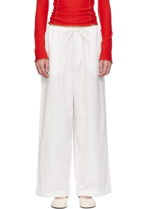 Baserange White Kolla Lounge Pants