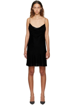 Dion Lee Black Architrave Corset Minidress