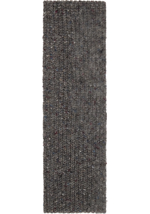 Maison Margiela Gray Virgin Wool Scarf