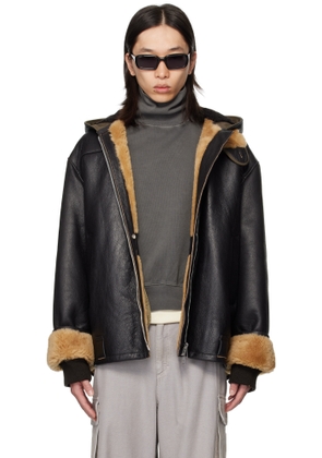OUR LEGACY Black Blizzard Shearling Jacket