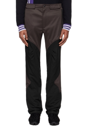 Kiko Kostadinov Brown & Black Solix Zip Trousers