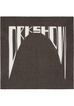 Rick Owens DRKSHDW Gray Concordians Cotton Bandana