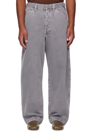 LEMAIRE Gray Maxi Workwear Jeans