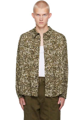 Isabel Marant Brown & Tan Cybilio Shirt