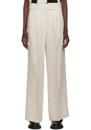 Max Mara Beige Lira Trousers