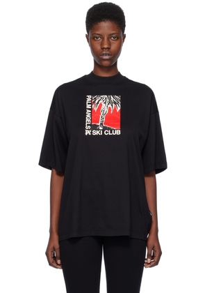 Palm Angels Black 'Ski Club' T-Shirt