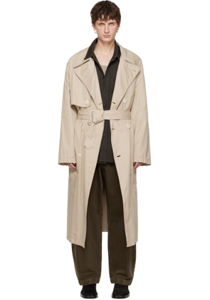 LEMAIRE Beige Trench Coat
