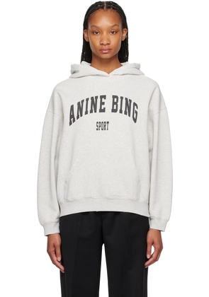 ANINE BING Gray Harvey Hoodie