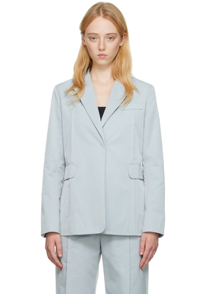 THIRD FORM Blue Line Through Blazer