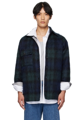 Bless Navy & Green N°80 Woodhacker Shirt Jacket