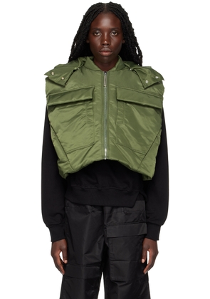 SPENCER BADU Khaki Insulated Vest