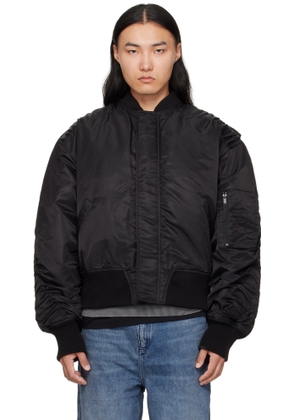 Han Kjobenhavn Black Oversized Padded Bomber Jacket