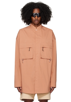 A. A. Spectrum Tan Flight Overshirt Shirt