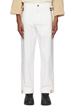 A. A. Spectrum White Blinders Trousers