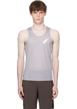 Soar Running Gray Lightweight SPACE3D Race Tank Top