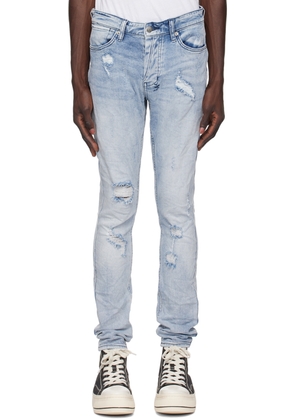 Ksubi Blue Van Winkle Trashed Dreams Jeans