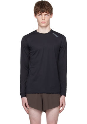 Soar Running Black Long Sleeve Tech T-shirt
