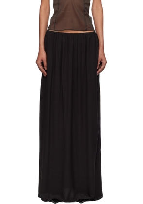 The Frankie Shop Black Aeson Maxi Skirt
