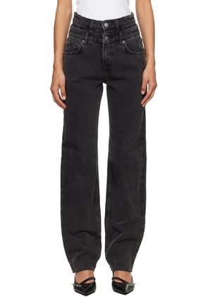 Ksubi Black Playback Rework Shadow Jeans