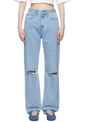 Ksubi Blue Playback Authentik Trashed Jeans