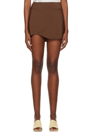 Anna October Brown Anais Miniskirt
