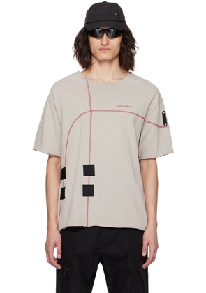 A-COLD-WALL* Taupe Paneled T-Shirt