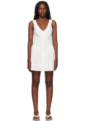 Frankies Bikinis White Corset Minidress