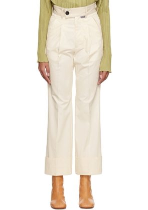 Oct31 Off-White Turnup Trousers