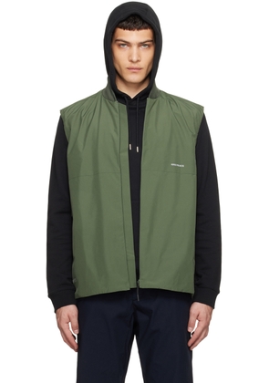 NORSE PROJECTS Green Stand Collar Vest