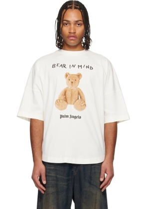 Palm Angels White 'Bear In Mind' Over T-shirt