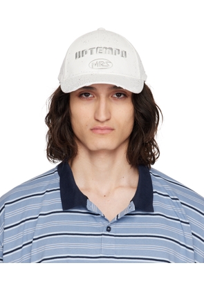 Martine Rose White Rolled Back Cap