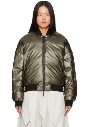 Templa Khaki Alkane Down Bomber Jacket