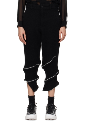 Black Comme des Garçons Black Tweed Trousers