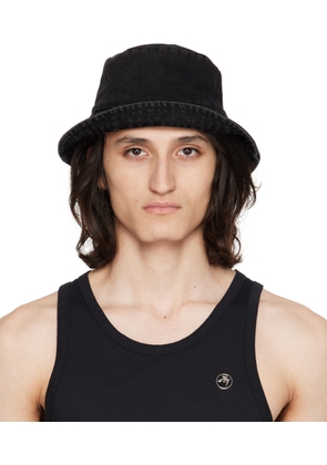 AMBUSH Black Denim Bucket Hat
