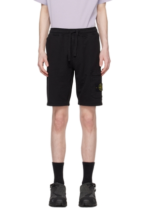 Stone Island Black Patch Shorts