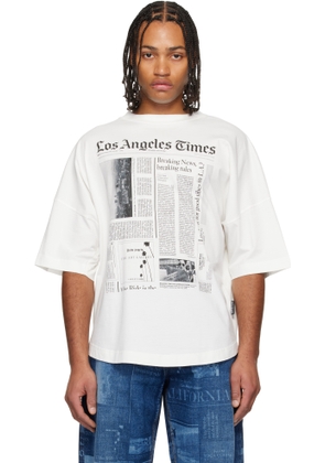 Palm Angels Off-White LA Times Edition News Over T-shirt