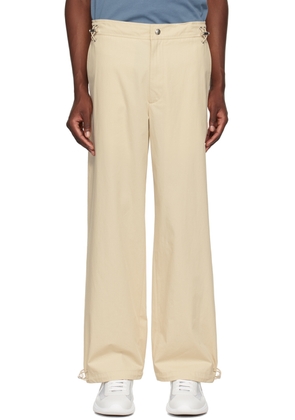 Moncler Beige Cotton Trousers