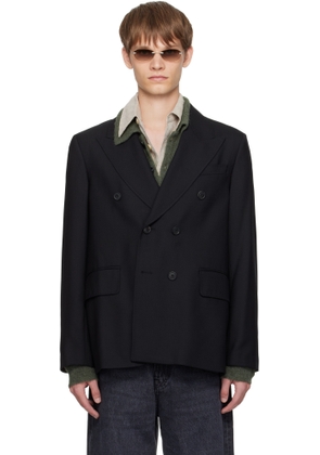 OUR LEGACY Black Unstructured DB Blazer