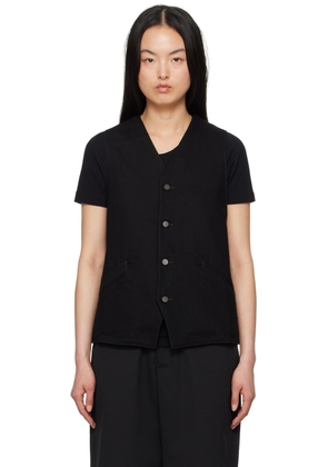 LEMAIRE Black Button Denim Vest