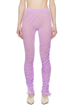 ISSEY MIYAKE Purple Ambiguous Leggings