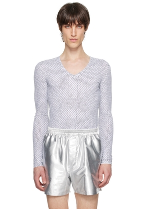 SAPIO White & Black No 21 Long Sleeve T-Shirt