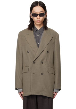 OUR LEGACY Gray Sharp DB Blazer