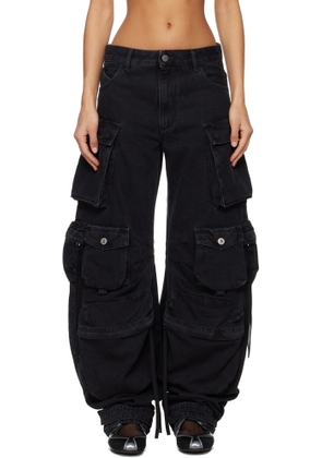 The Attico Black Fern Jeans