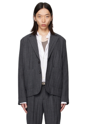 OUR LEGACY Gray Temp Blazer